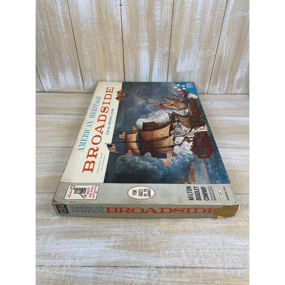 American Heritage Broadside Naval Battle Board Game #4270 MB 1962 Complete - Picture 14 of 16